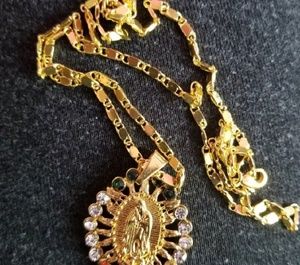 Virgen de Guadalupe necklace